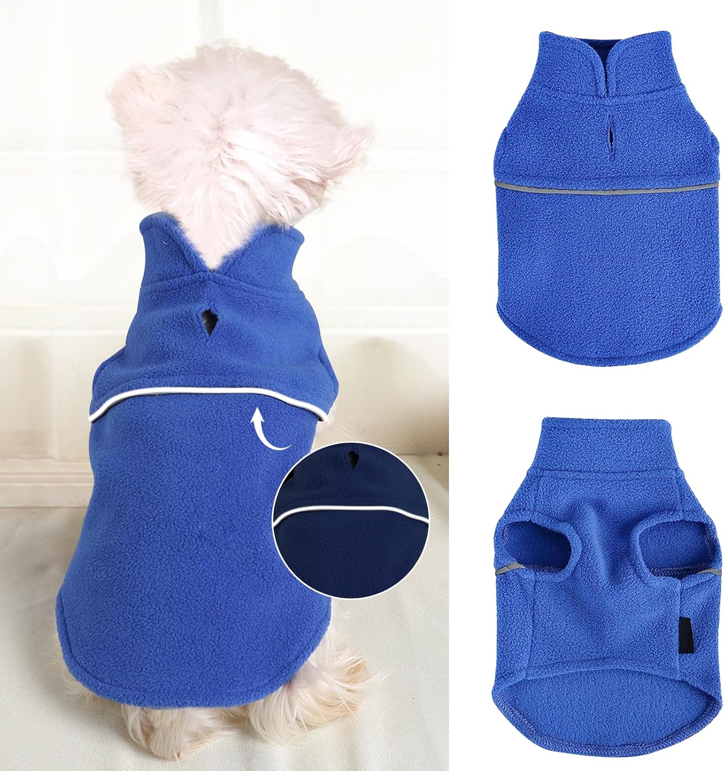 Suéteres para perros pequeños – Ropa para perros hembras – Suéter de forro polar para perros – Ropa para cachorros para perros pequeños Niño – Ropa