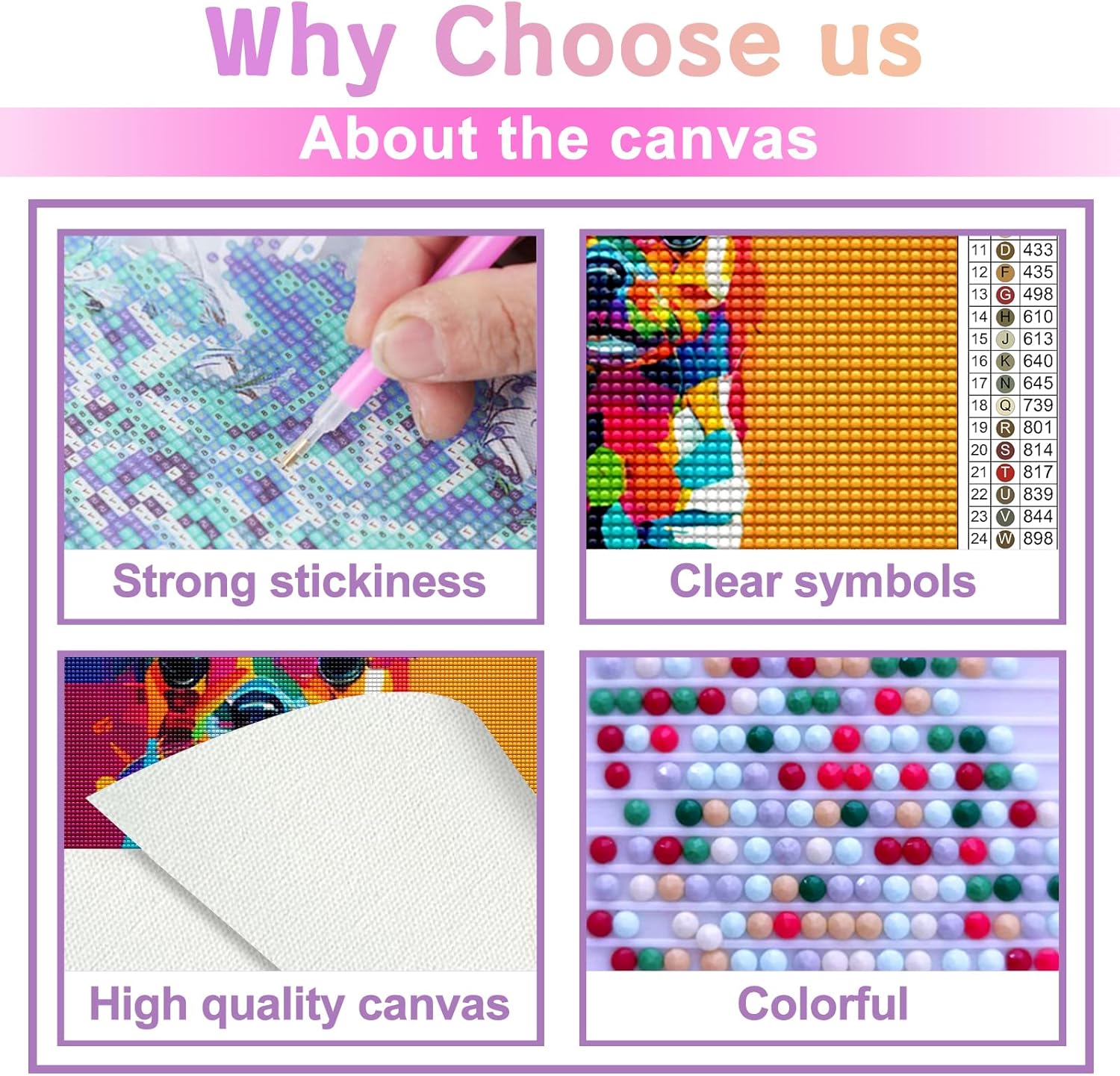 Noche Pintura de diamante 5D para adultos, kit de pintura de diamante de punto de cruz de Chihuahua, adecuado para principiantes, arte colorido de