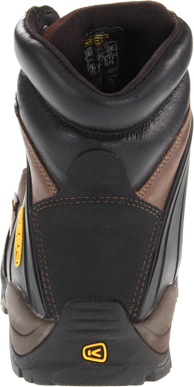 Keen Utility Louisville6 Int Met Cuero Impermeable Punta de Acero para Hombre