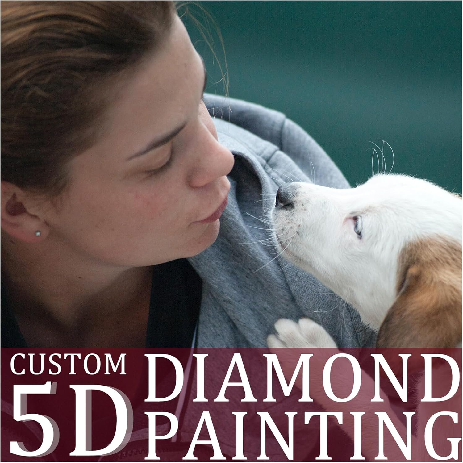 Kits de pintura de diamantes personalizados, fotografía de arte de diamantes 5D personalizada para adultos, personaliza tu propia imagen, kits de