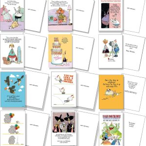 Stonehouse Collection Vareity – Juego de 12 tarjetas de cumpleaños divertidas, surtido de tarjetas de cumpleaños, fabricadas en Estados Unidos Stonehouse Collection Vareity – Juego de 12 tarjetas de cumpleaños divertidas, surtido de tarjetas de cumpleaños, fabricadas en Estados Unidos