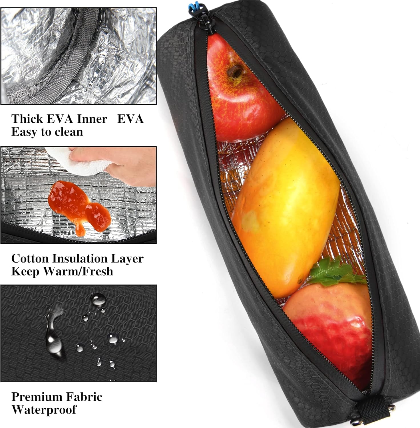 Bolsa térmica de golf aislada, funda térmica portátil para camping, unisex, suave, impermeable, para bebidas, agua embotellada, paraguas, para