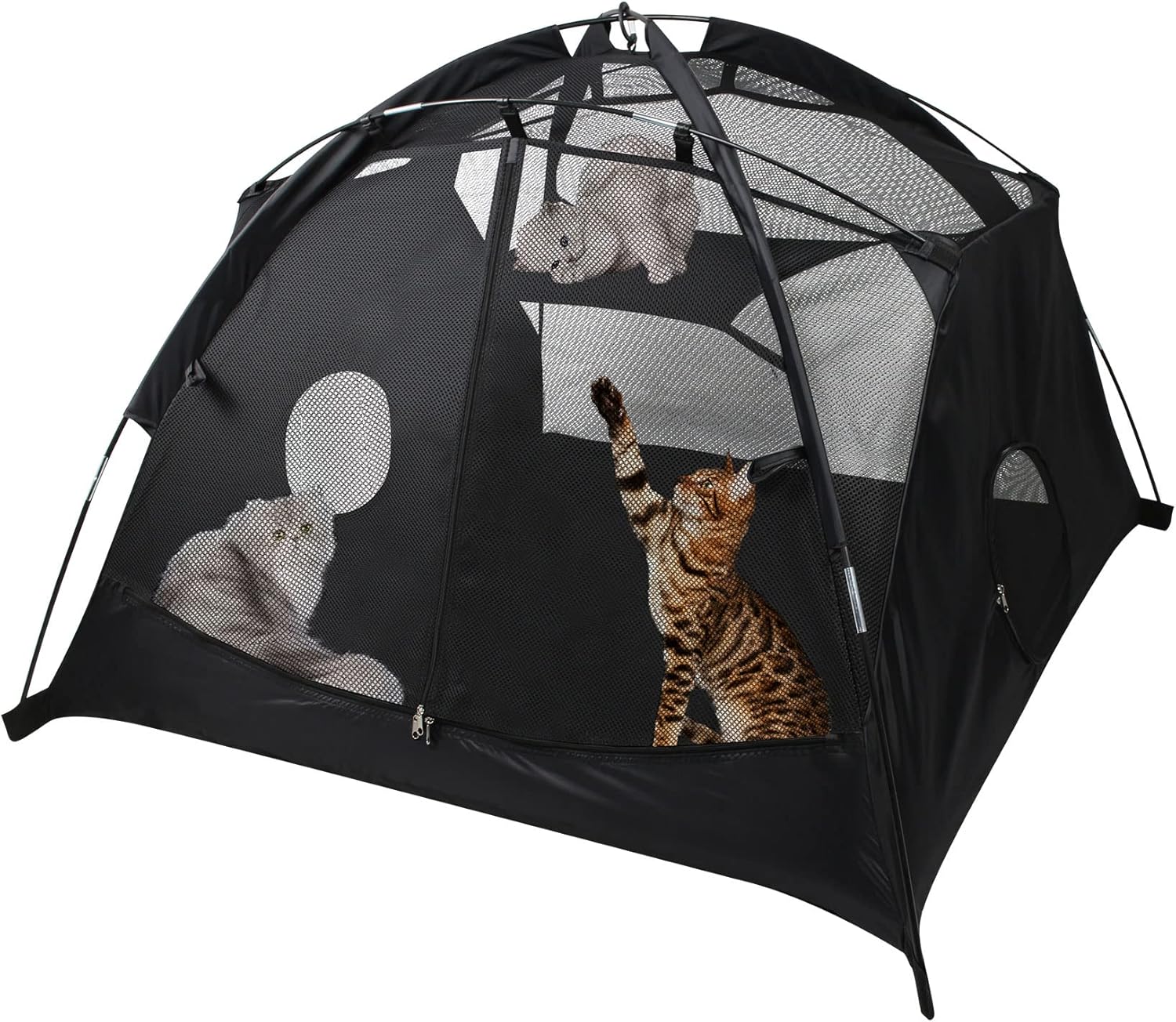 Explore Land Tienda de campaña para mascotas al aire libre  Tienda de campaña de malla portátil para gatos, conejos, cachorros y animales pequeños