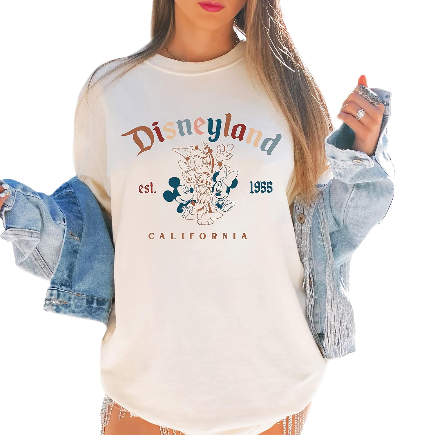 Retro Mickey And Friends Shirt, Boho Comfort Retro Colors Shirt for Women, Magic Kingdom Shirts, Magical Shirt for Family Vacation, Matching
