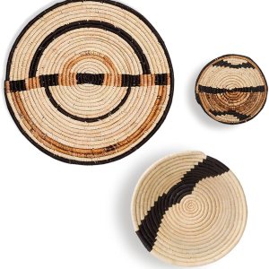 KAZI Cestas decorativas, decoración de pared y hogar, frutero y cesta de almacenamiento, hechas a mano con rafia, ecológicas por artesanos KAZI Cestas decorativas, decoración de pared y hogar, frutero y cesta de almacenamiento, hechas a mano con rafia, ecológicas por artesanos