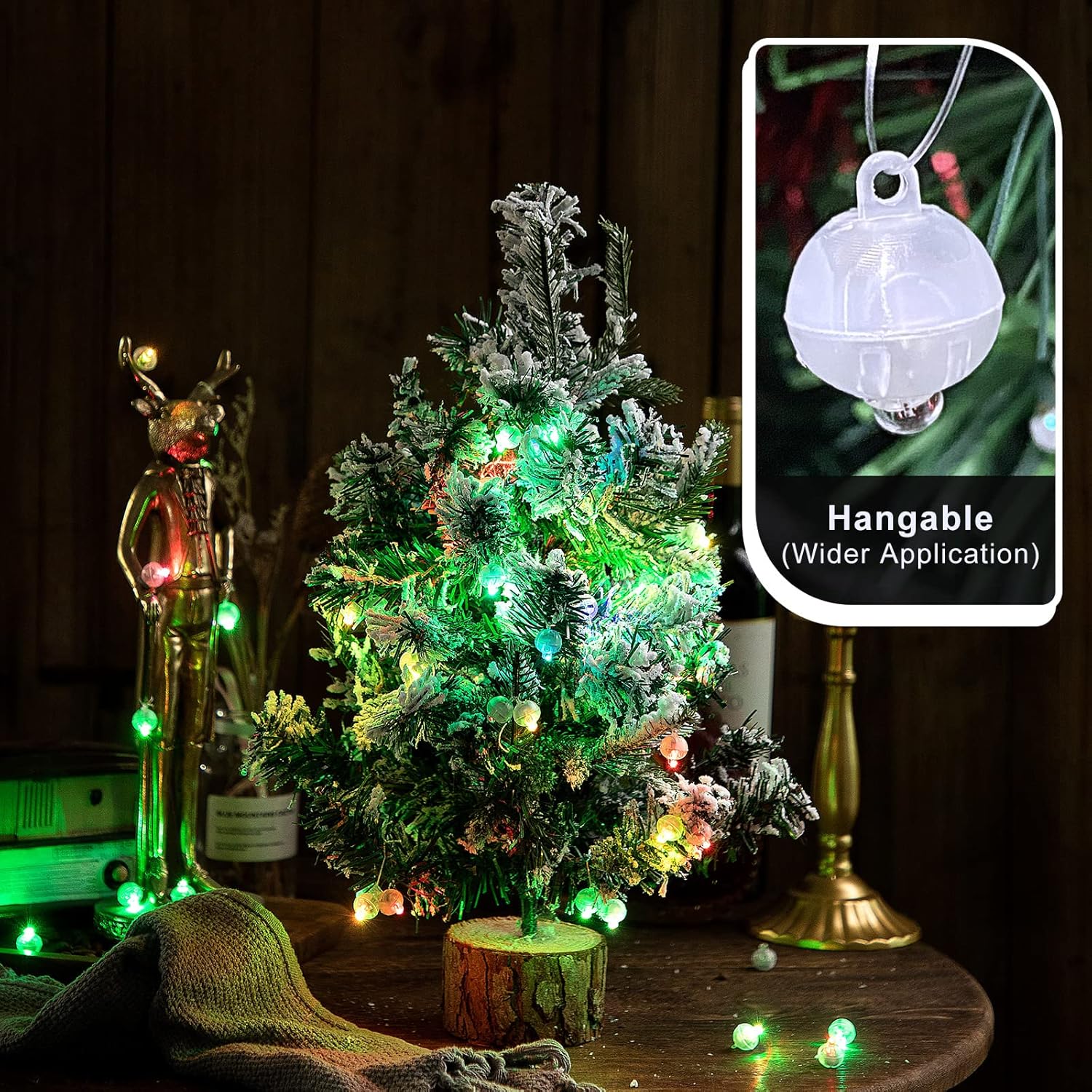 100 mini luces LED, globos LED iluminados para decoraciones de fiesta, luces de fiesta de neón para linterna de papel, huevos de Pascua, fiesta de