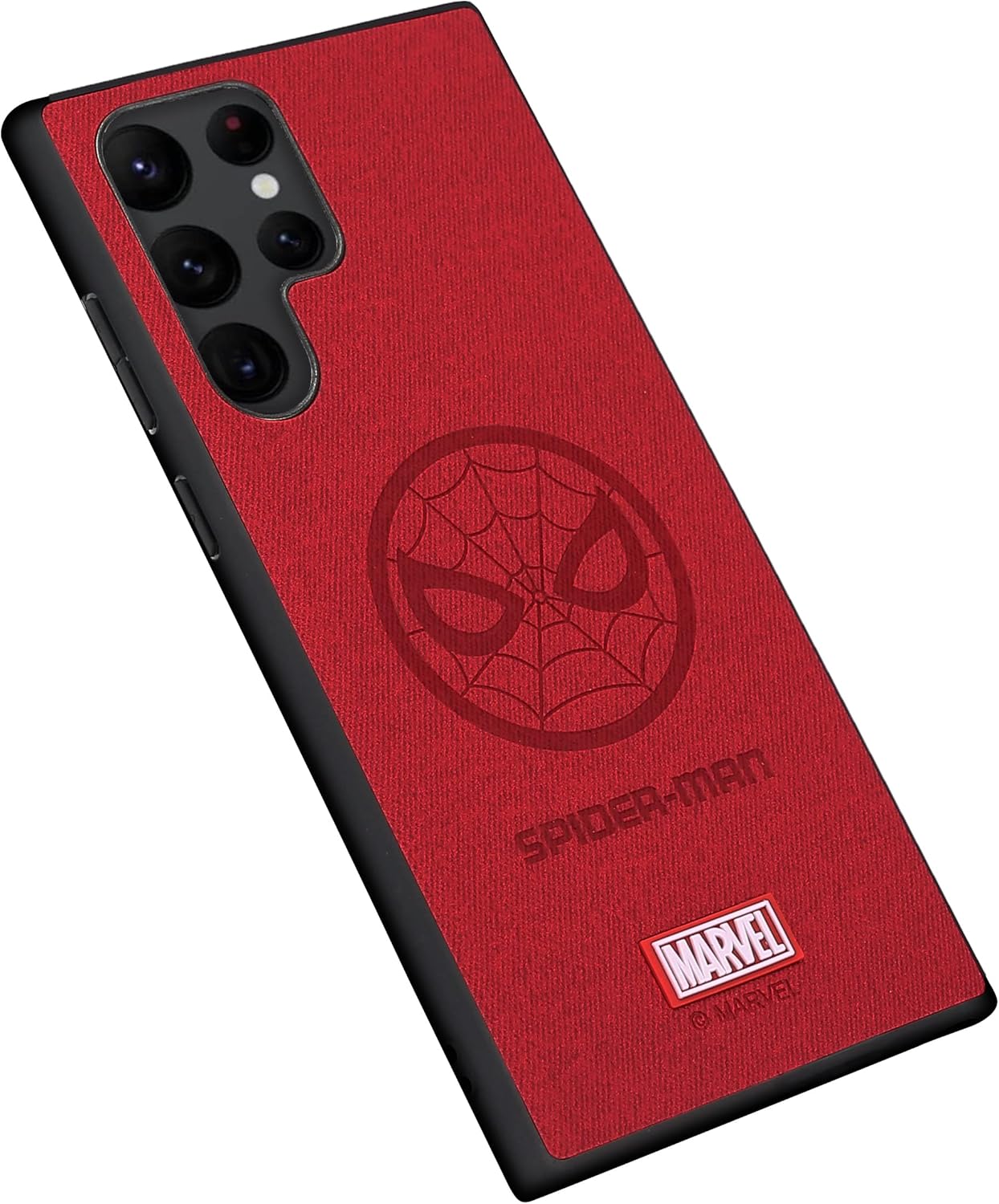 IRON SPIDER Funda para Galaxy S22 Ultra, con personaje de superhéroe Samsung S22 Ultra, funda de piel color rojo araña