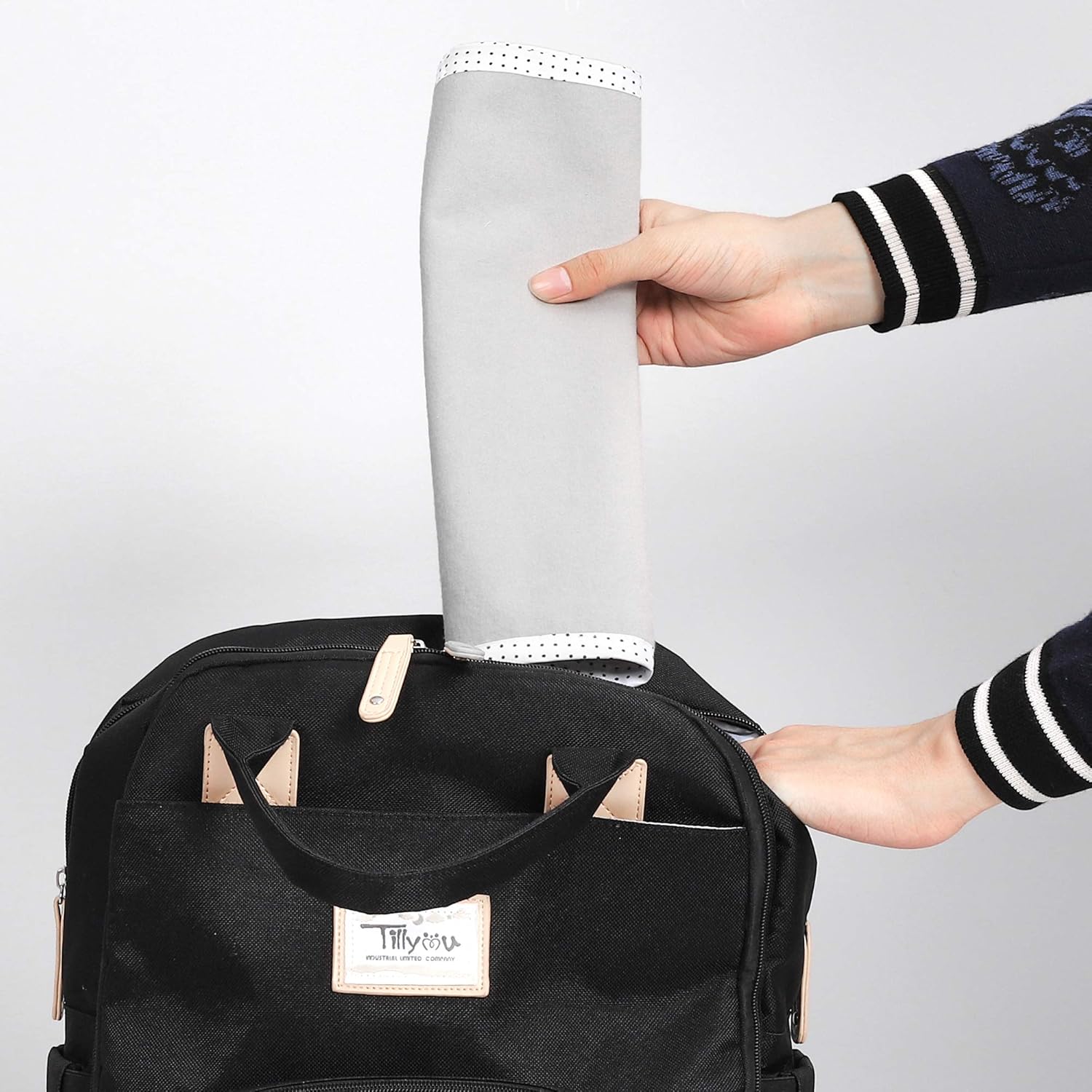 TILLYOU Juego de 6 forros para cambiadores  Algodón de franela impermeable, 27 x 13 pulgadas  Perfecto para necesidades de cambio de pañales del