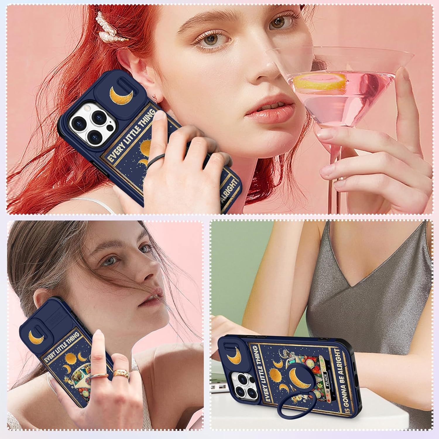 Funermei Funda (2 en 1 para iPhone 11 Pro Max para mujeres, linda cubierta de teléfono para niñas, diseño femenino de autobús Kawaii animales con