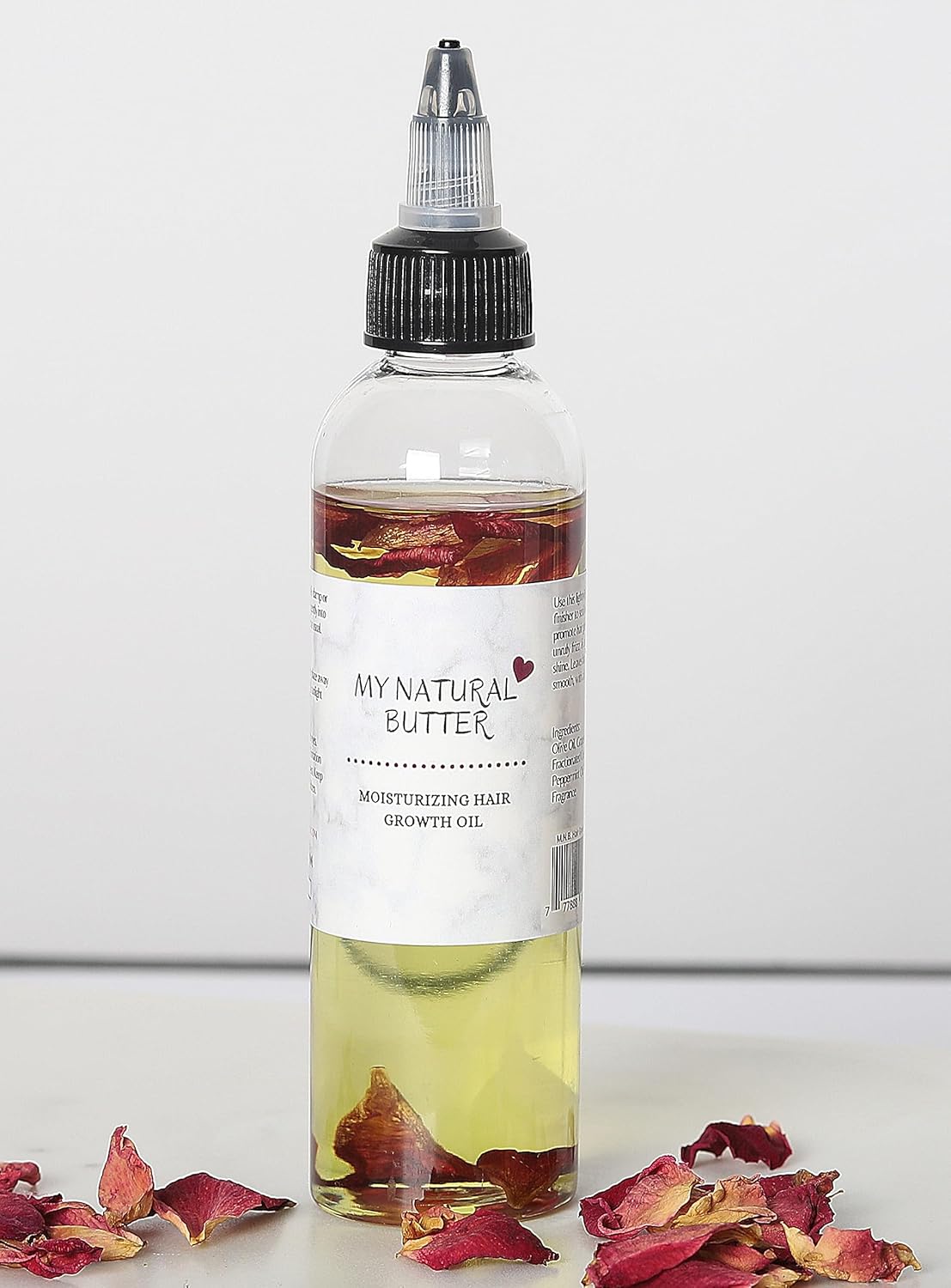 My Natural Butter ‘s  Aceite hidratante natural para el crecimiento del cabello para nutrir, hidratar y proteger, 4 onzas líquidas
