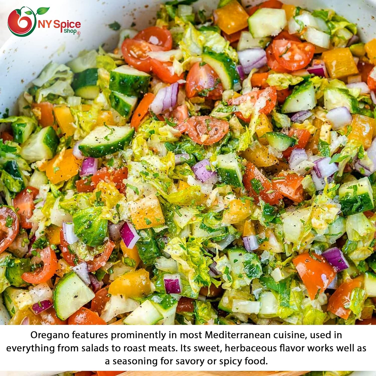 NY Spice Shop Mezcla de especias mediterráneas  4 onzas de condimento griego multiusos para carne, especias y frotar  Lo mejor para mariscos, pollo,