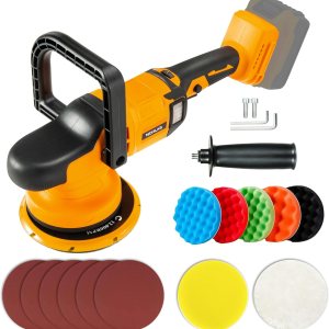 Pulidora orbital para batería Dewalt de 20 V, 6 pulgadas, 5.906 in, sin escobillas, diseño inalámbrico, con 6 velocidades 750-6800 RPM, 13 Pulidora orbital para batería Dewalt de 20 V, 6 pulgadas, 5.906 in, sin escobillas, diseño inalámbrico, con 6 velocidades 750-6800 RPM, 13