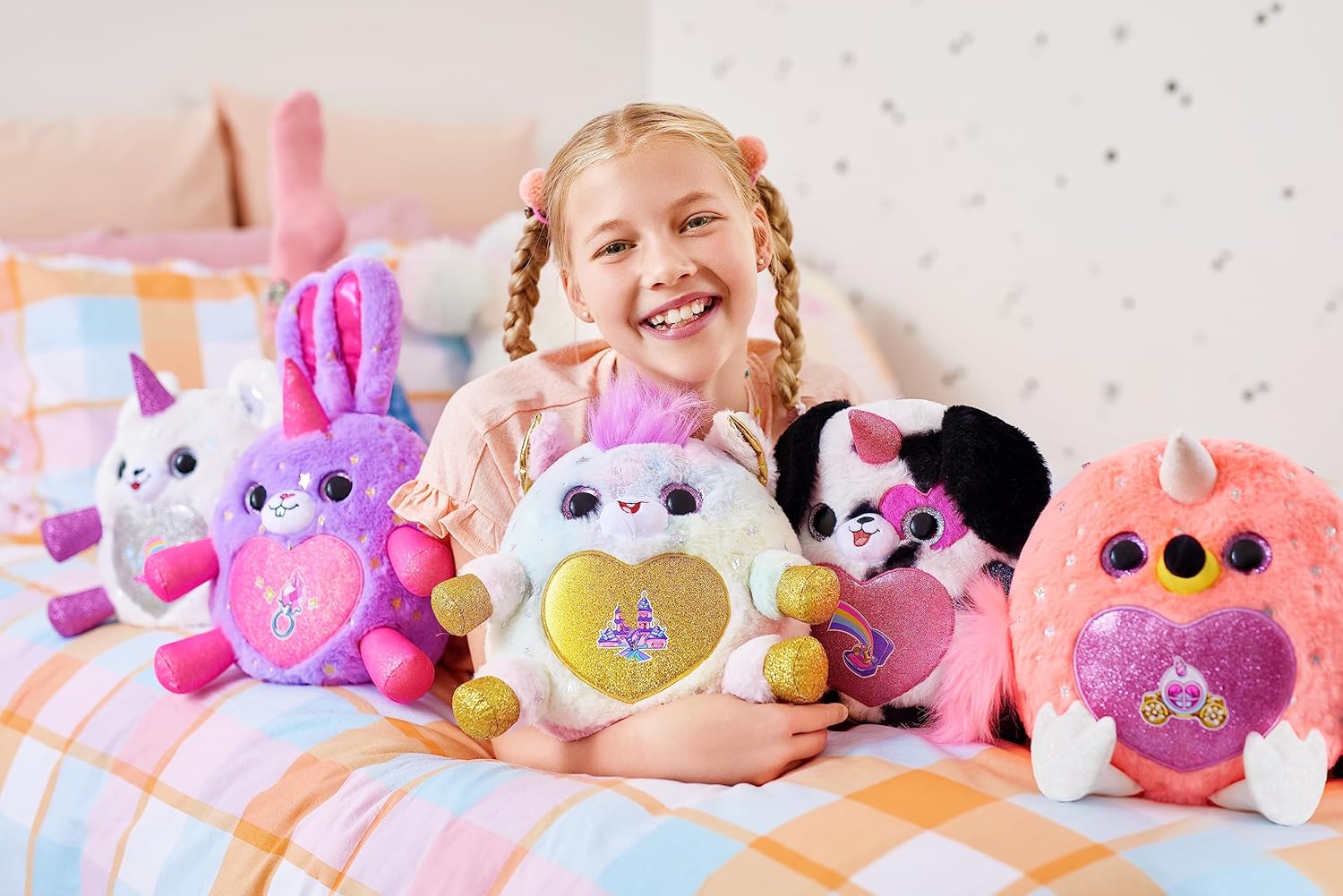 Rainbocorns Fairycorn Princess Surprise (Puppy) de ZURU – Peluche coleccionable de 11 pulgadas, huevo sorpresa, alas de hadas portátiles, princesa