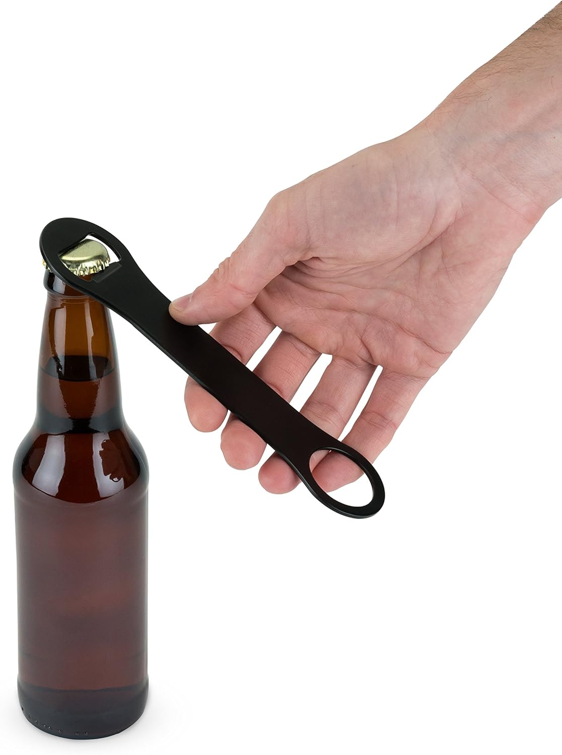 True Blade in Matte – Abridores de botellas, color negro