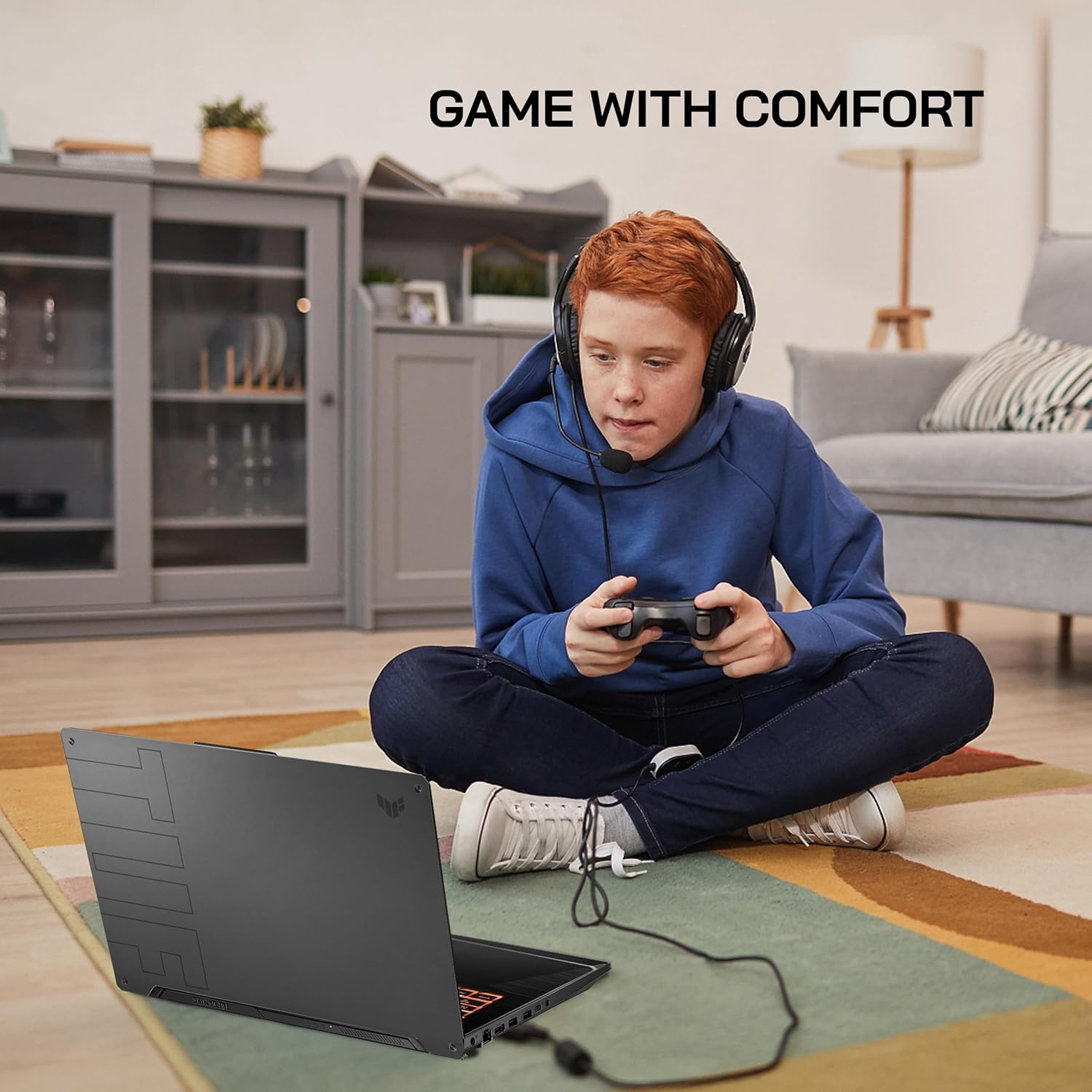 ASUS TUF 17.3″ FHD 144Hz – Laptop para juegos, Intel 11th Core i5-11400H, NVIDIA GeForce RTX 3050 4GB, 16GB RAM, 1TB PCIe SSD, teclado