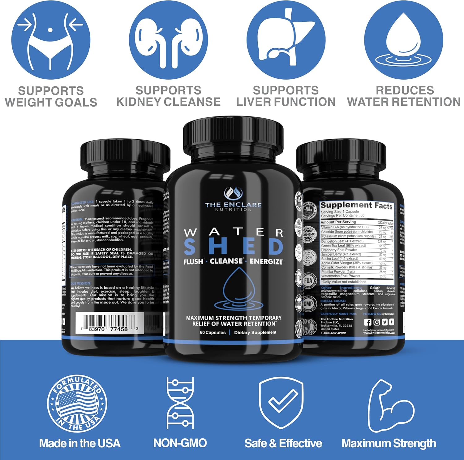 Diuréticos para retención de agua, desintoxicación hepática, limpieza renal, peso, hinchazón y alivio de la hinchazón. Té verde, arándano, vinagre