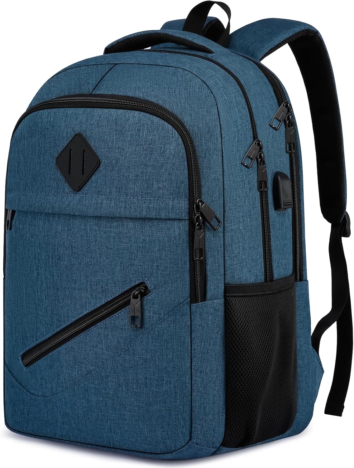 BIKROD Mochila, mochilas escolares para adolescentes, niños y niñas, mochila para estudiantes se adapta a portátiles de 15.6 pulgadas con puerto de