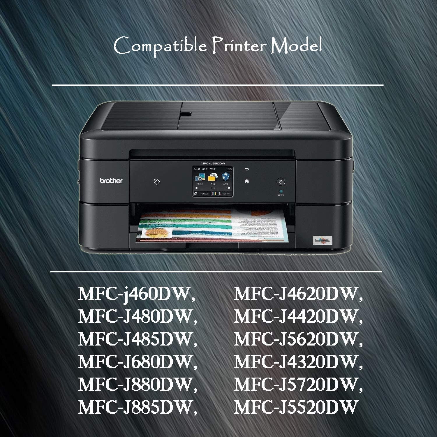 TG Imaging Cartucho de tinta compatible con LC 201 203 LC203 de alto rendimiento para impresora de inyección de tinta Brother MFC-J4420DW