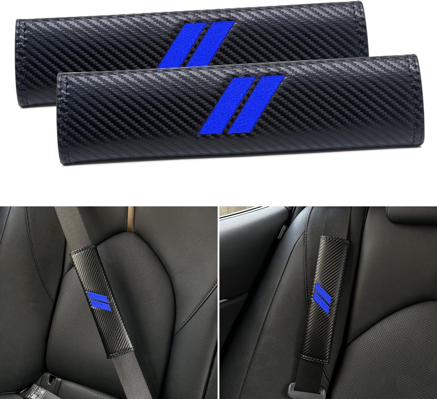 2 fundas de cinturón de seguridad para Dodge, accesorios para Dodge Charger Durango Challenger Journey, almohadillas de cuero para cinturón de