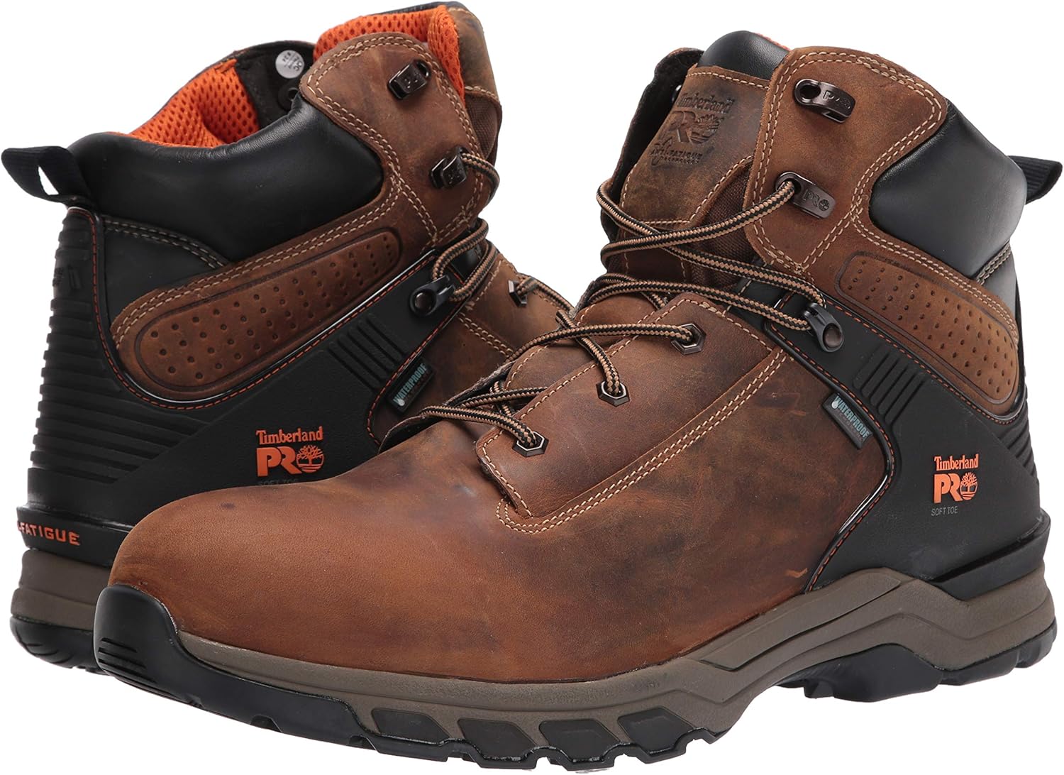 Timberland PRO Botas industriales impermeables Hypercharge de 6 pulgadas con punta suave para hombre