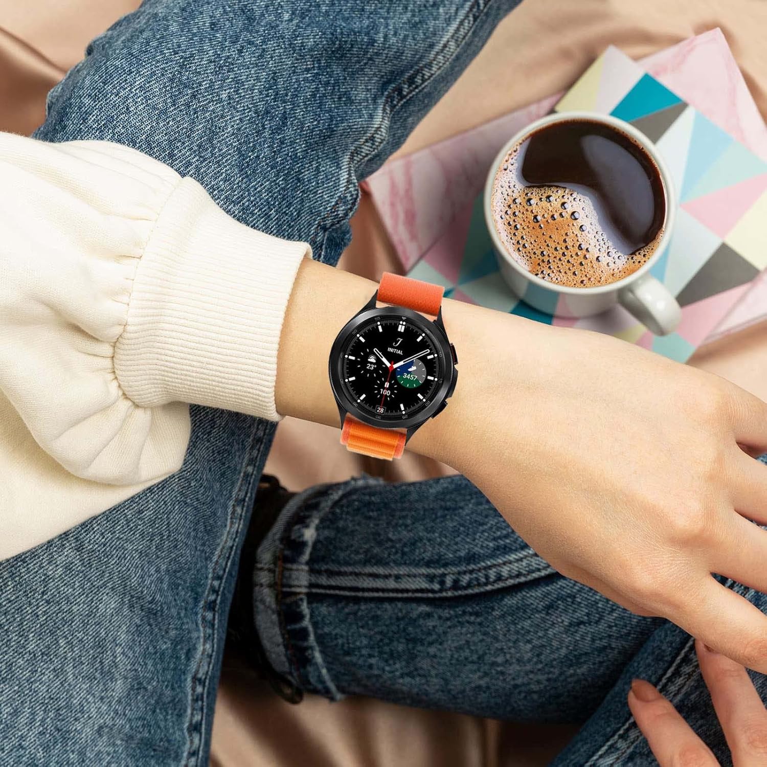 Alpine Loop – Correa compatible con Samsung Galaxy Watch 65 de 1.575 pulgadas, 1.732 pulgadas, Galaxy Watch 6 Classic de 1.73 pulgadas y 1.772