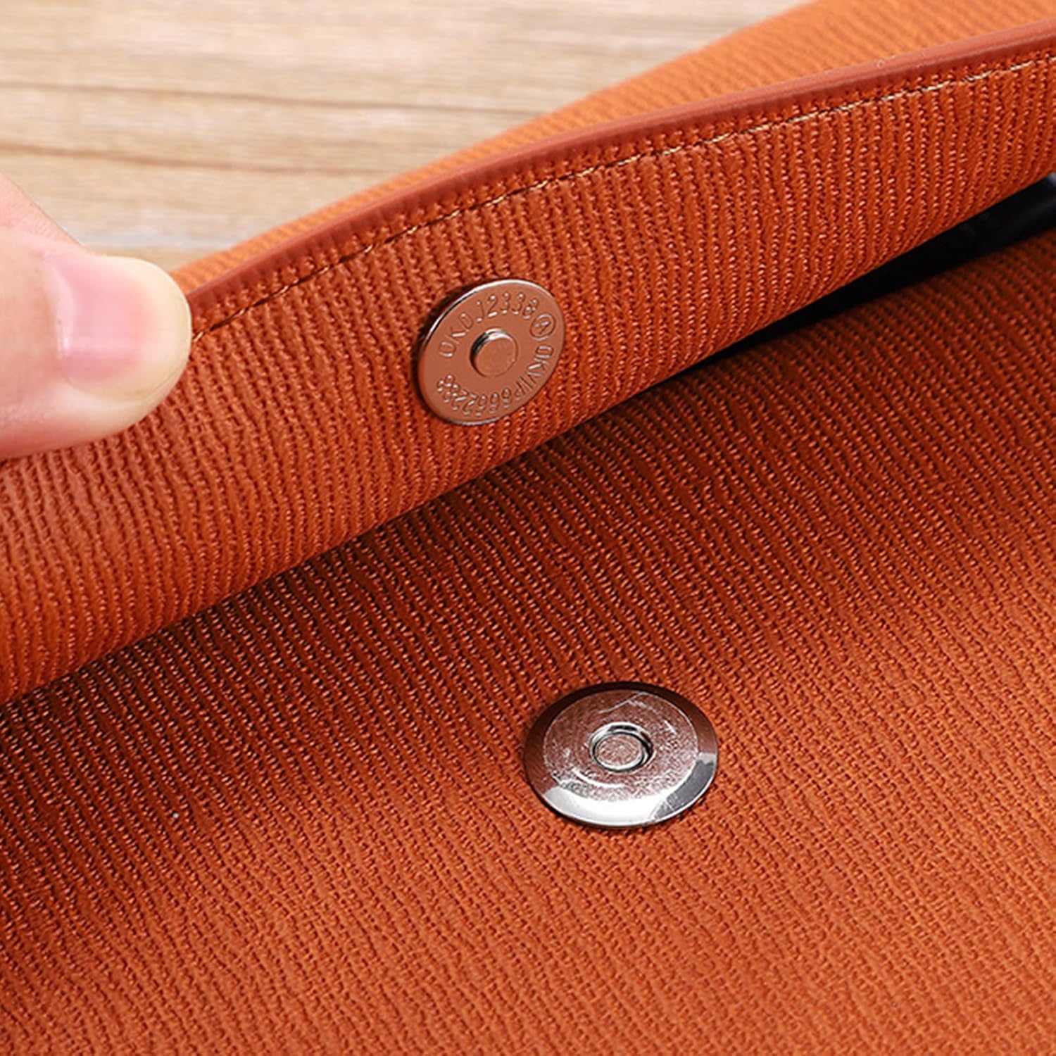 1 soporte de cuero sintético A4, carpeta de archivos A4 de piel sintética, bolsa de documentos de negocios, organizador de carpetas de archivos para