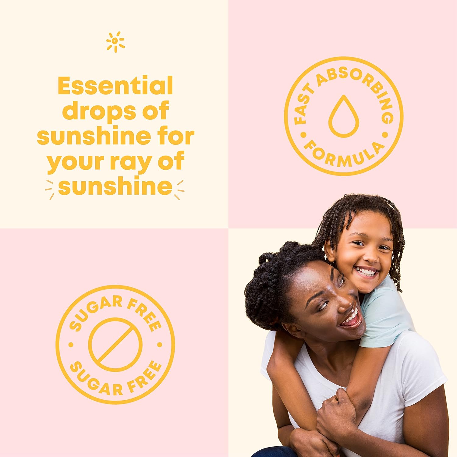 JoySpring La vitamina D3 K2 para niños puede apoyar el sistema inmunológico saludable Vitamina D para niños y melatonina líquida para apoyar el