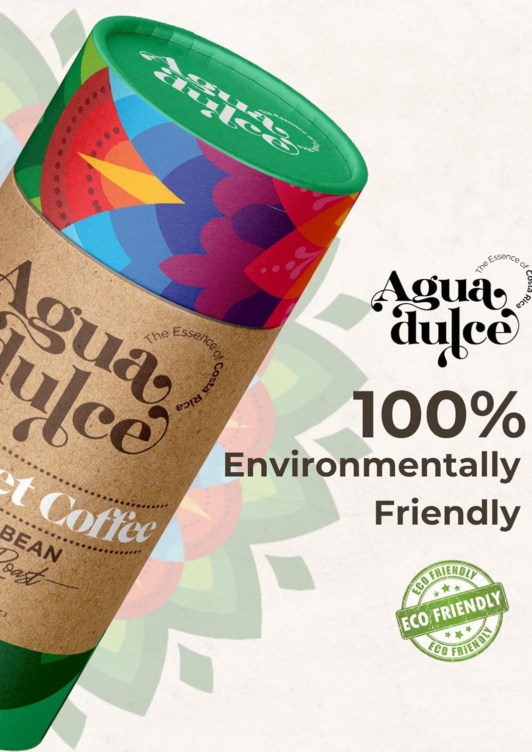 Agua Dulce Café especial 100% arábica de origen único de comercio justo gourmet de miel de Costa Rica proceso o selección de tostado medio (tostado
