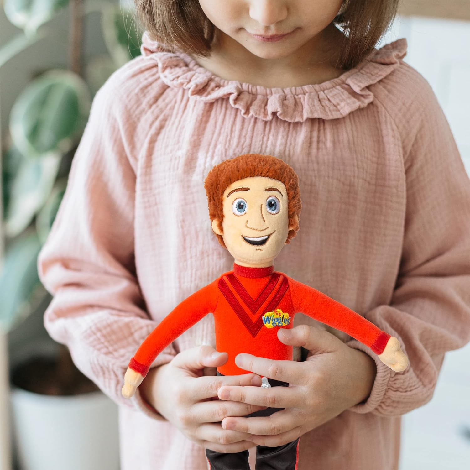 Muñeco de peluche The Wiggles – Simon – Red Wiggle – Muñeca mide 14 pulgadas para niños y niñas – Wiggles Fans – Juguete Wiggles con licencia oficial