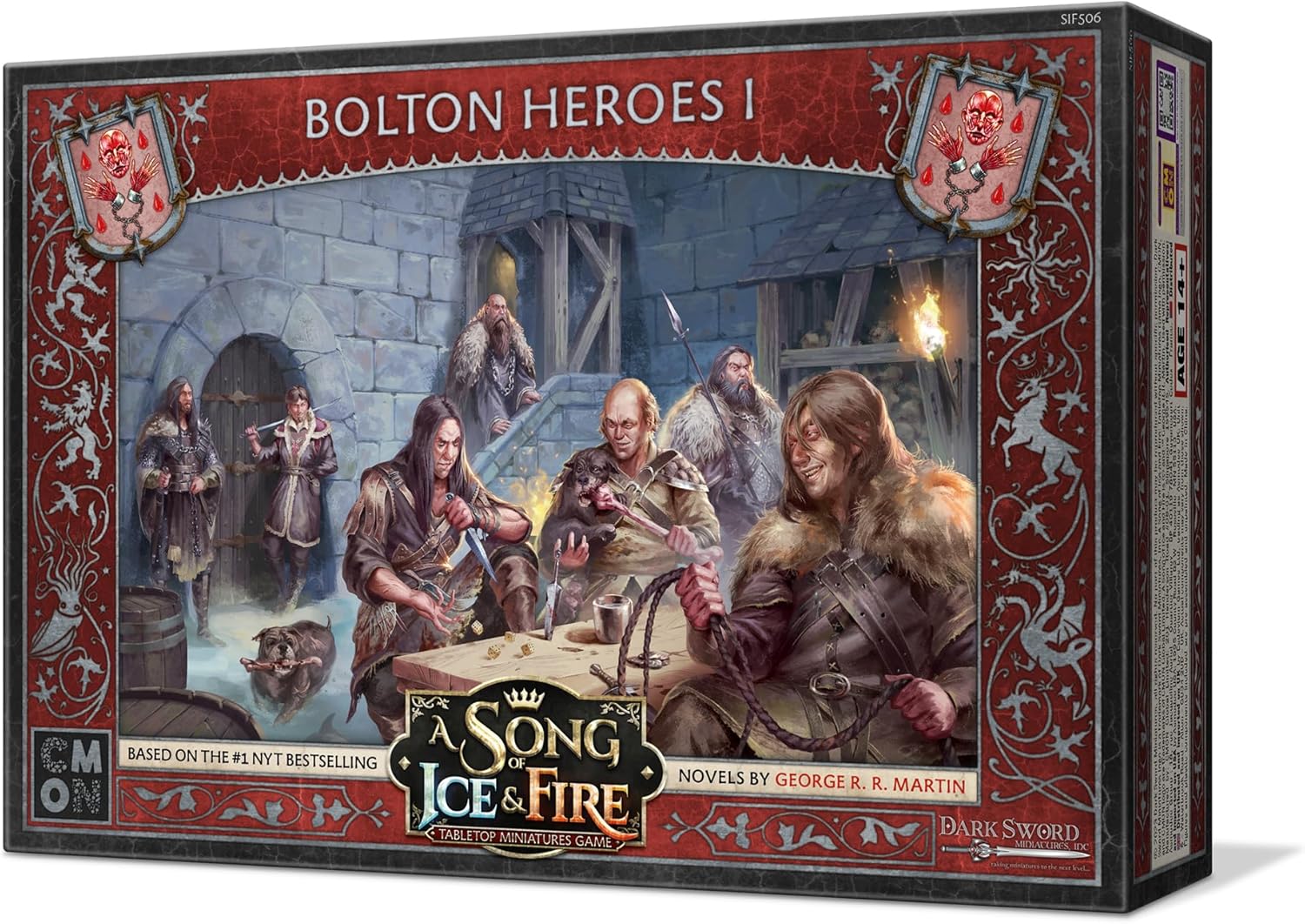 Juego de caja de héroes Bolton Heroes I en miniatura de una canción de hielo y fuego, juego de estrategia para adultos, a partir de 14 años, 2