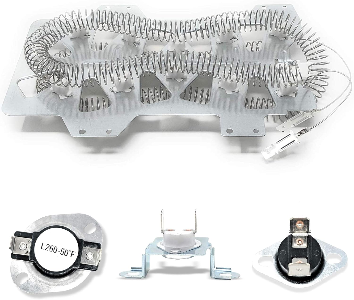 Kit de elementos calefactores para secadora Samsung – Reemplazo de fusible térmico y termostato