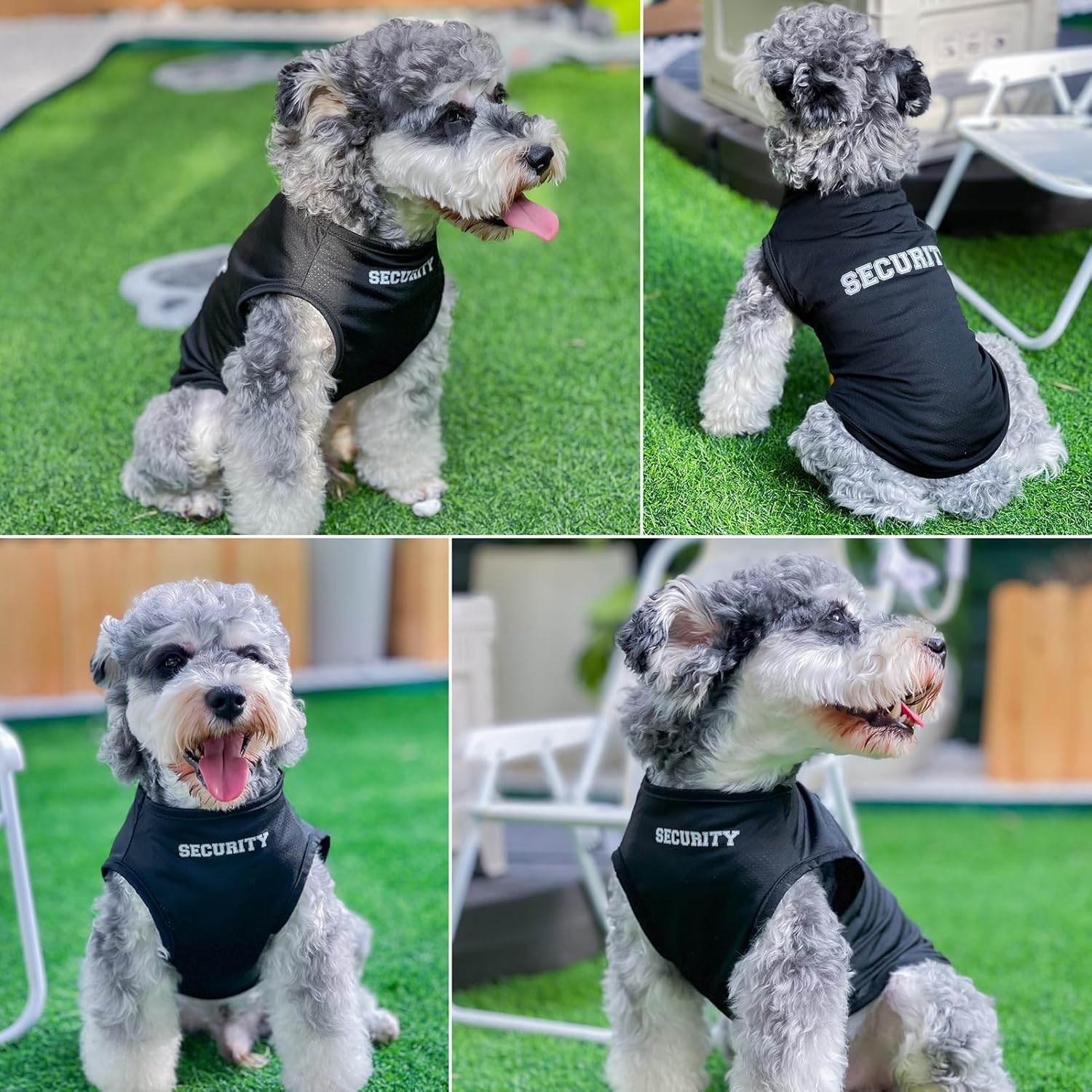 Ropa para perros y gatos, camisetas con patrón de seguridad, camisas para mascotas para perros pequeños, camiseta para perros pequeños, ropa para