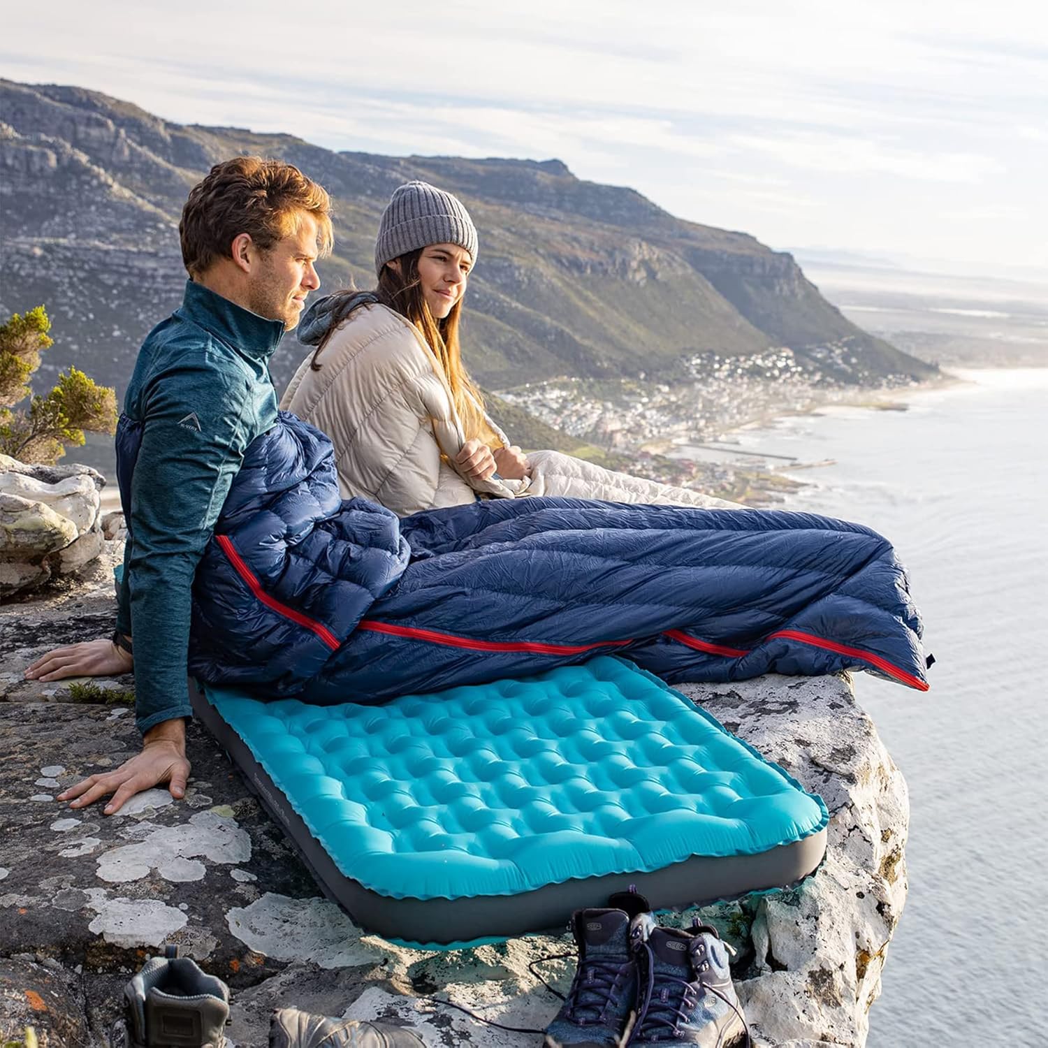 Naturehike Saco de dormir ligero compacto 800 relleno de plumón de ganso compacto para adultos al aire libre camping senderismo