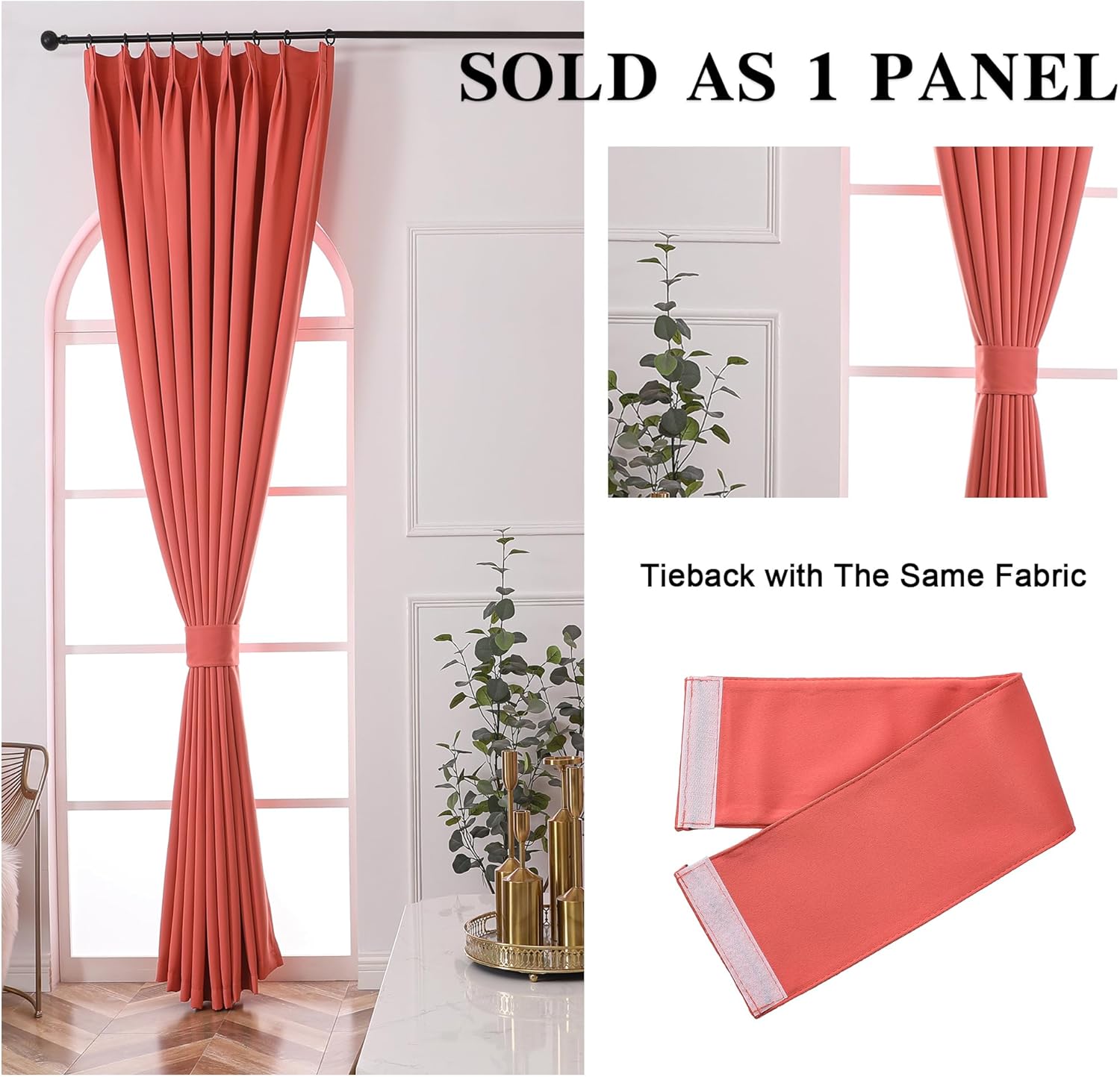 Cortina plisada ancha para sala de estar, cortina plisada extra ancha para bloqueo de luz de techo a suelo, cortina para puerta de patio loft, 84 x