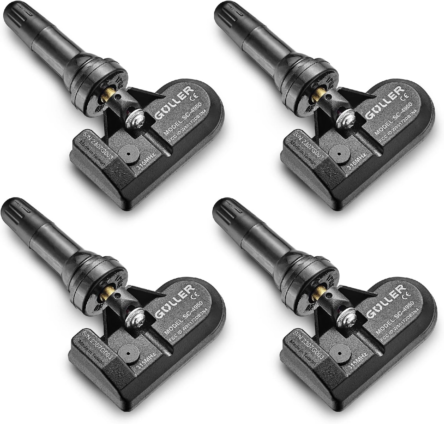 GULLER TPMS – Sensor de presión de neumáticos de 433 MHz, preprogramado para ciertos modelos de vehículos Mercedes-Benz o Dodge  Reemplazo para