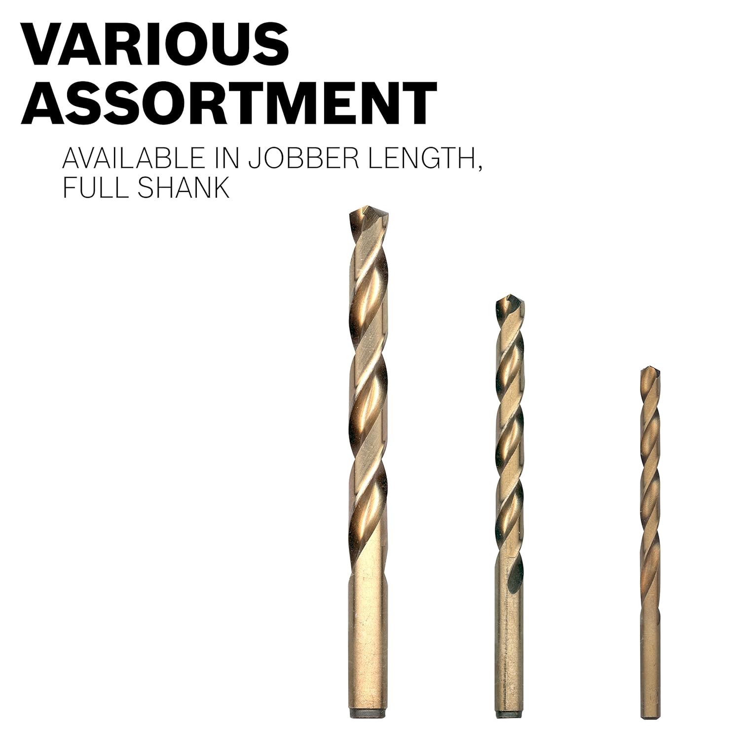 BOSCH CO2155 – Broca de metal cobalto de 716 pulgadas x 5-12 pulgadas para aplicaciones de perforación en metal de calibre ligero, acero de alto