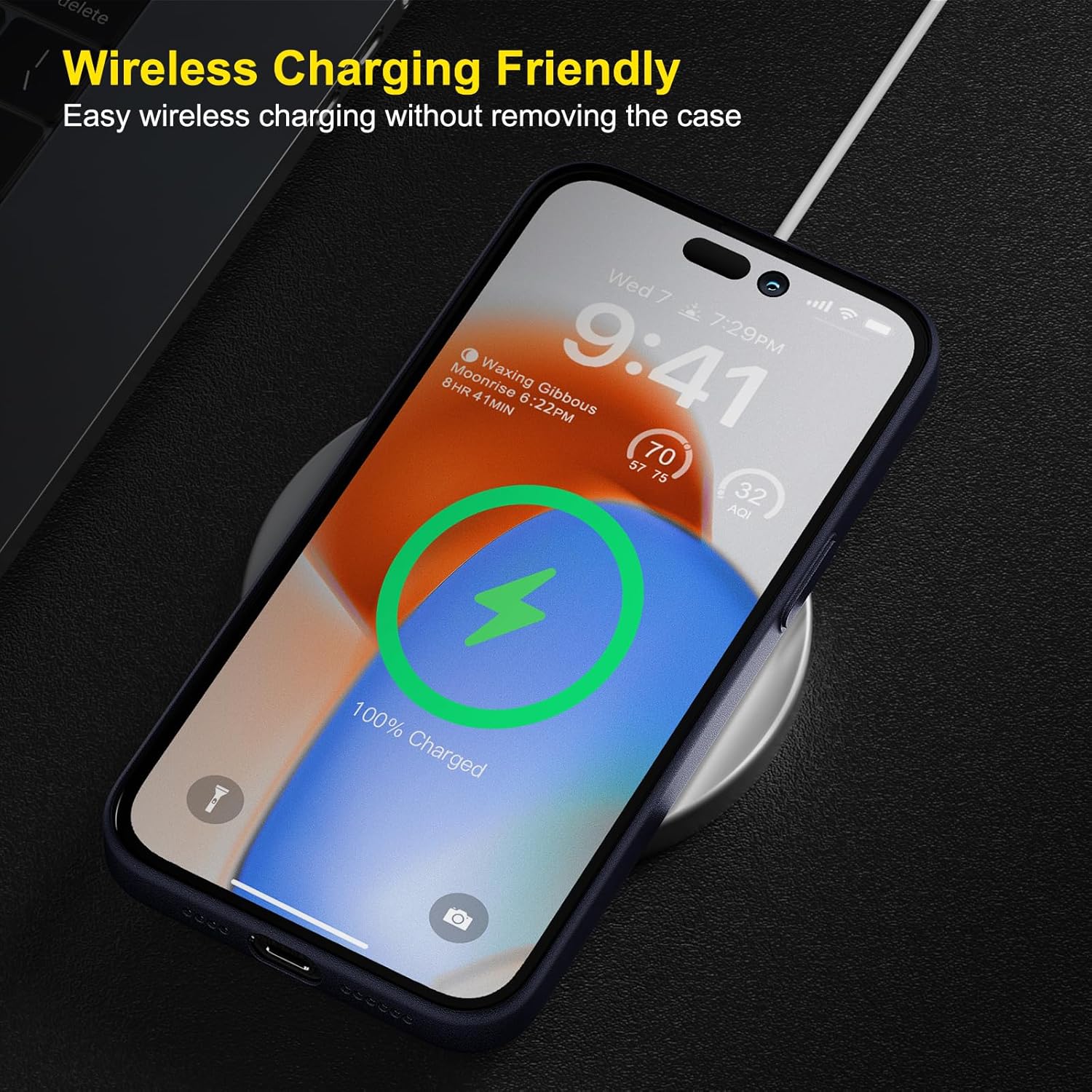 memumi Funda delgada para iPhone 15 Pro de 0.012 in, ligera, cubierta de lente de cámara, protección completa PP acabado mate, cubierta trasera