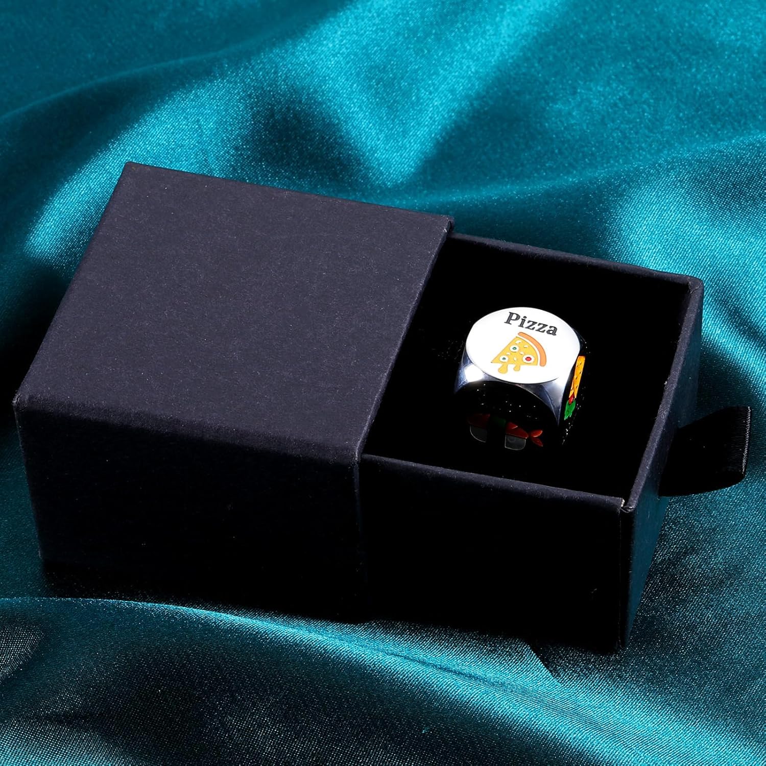 Regalos para parejas para novia, novio, citas, decisión de comida, regalos para decidir, un año 11 Año aniversario de plata para marido, esposa, San