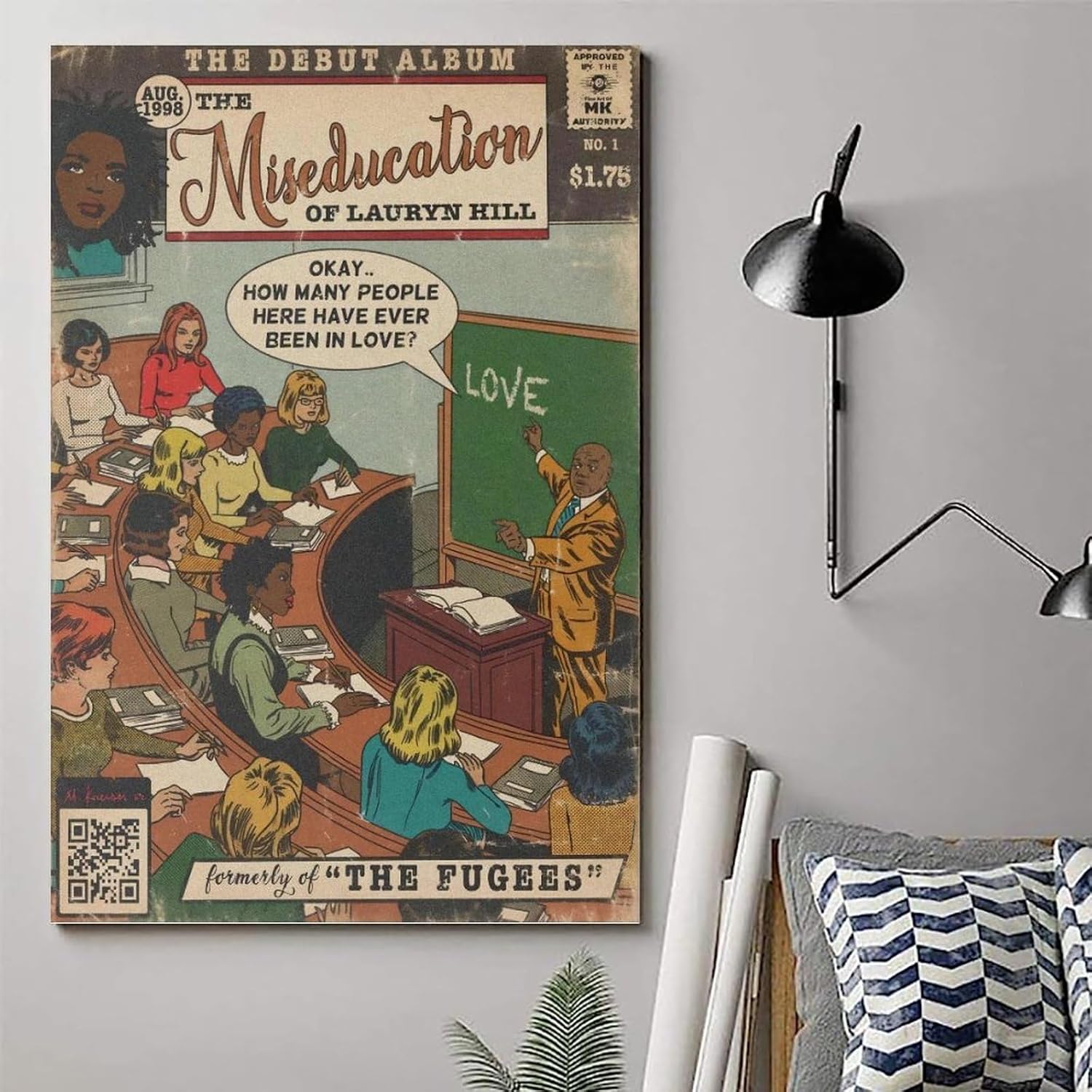 Póster de Lauryn Hill The Miseducation of Lauryn Hill, álbum de música, arte cómico, póster para habitación, arte de pared estético, decoración de