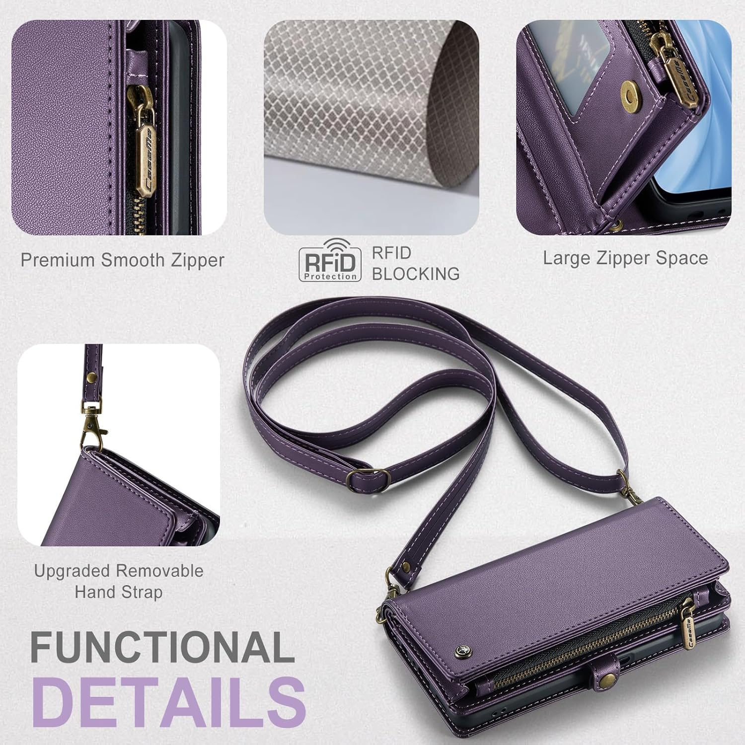 ASAPDOS OnePlus Nord N300 0.18 oz 2022 – Funda tipo cartera, correa de piel sintética retro con cierre magnético, bloqueo RFID, tarjetero y soporte