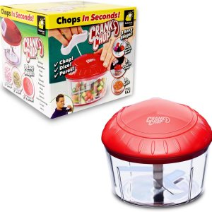 Manivela Chop picadora de alimentos Bulbhead, Mini picadora de alimentos manual para picar, Prep, & dados alimentos Manivela Chop picadora de alimentos Bulbhead, Mini picadora de alimentos manual para picar, Prep, & dados alimentos
