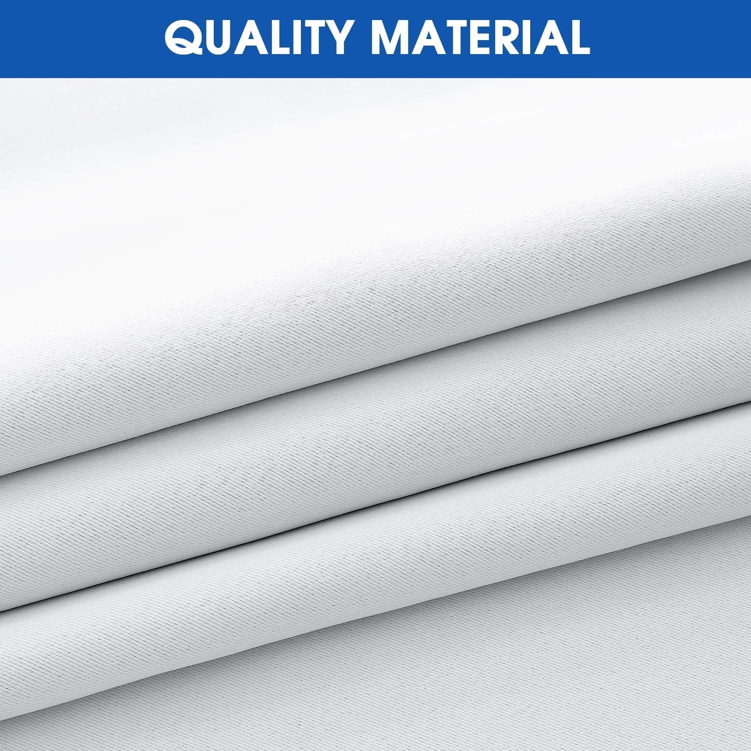 Homeideas  2paneles de cortinas opacas cortas para ventanas pequeñas de 36pulgadas de largo con ojales, cortinas de media ventana para cocina, baño,