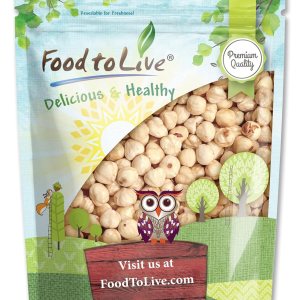 Avellanas blanqueadas, 8 onzas Filberts enteros crudos, sin piel, sin sal, nueces sin tostar, aperitivo vegano, kosher, a granel. Buena fuente de Avellanas blanqueadas, 8 onzas Filberts enteros crudos, sin piel, sin sal, nueces sin tostar, aperitivo vegano, kosher, a granel. Buena fuente de