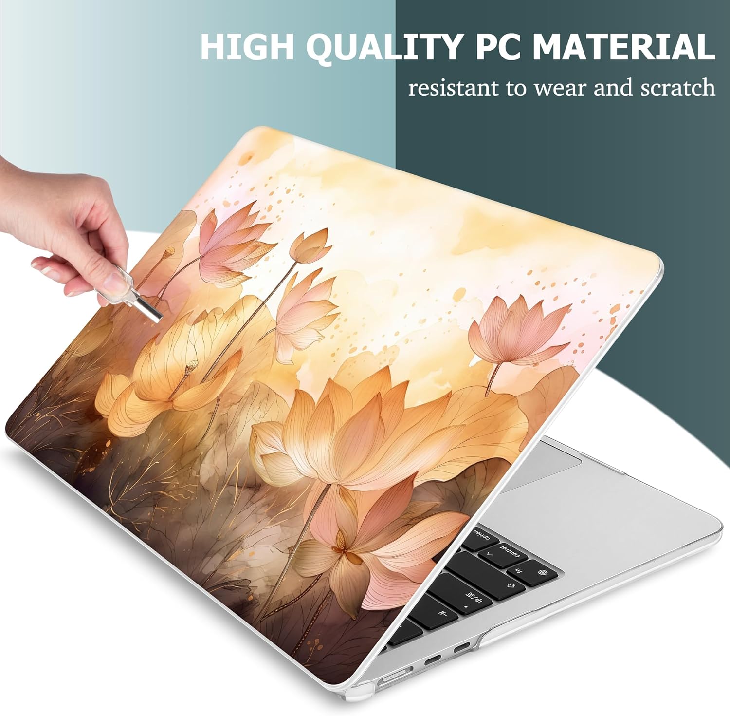 Compatible con MacBook Air de 15 pulgadas, modelo M2 Chip 2023 A2941, carcasa rígida con protector de pantalla + cubierta de teclado y tapón