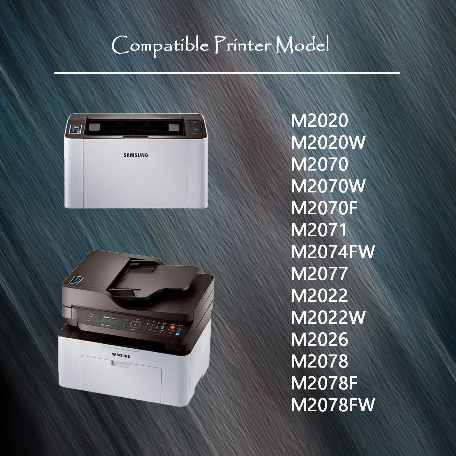 Paquete de 3 cartuchos de tóner compatibles con TG Imaging MLT-D111L utilizado para impresoras de tóner M2020W M2022 M2022W M2024W M2070FW M2070W