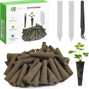 Paquete de 30 esponjas de crecimiento, esponjas de repuesto para crecimiento de raíces, cápsulas de semillas compatibles con AeroGarden, kit de Paquete de 30 esponjas de crecimiento, esponjas de repuesto para crecimiento de raíces, cápsulas de semillas compatibles con AeroGarden, kit de