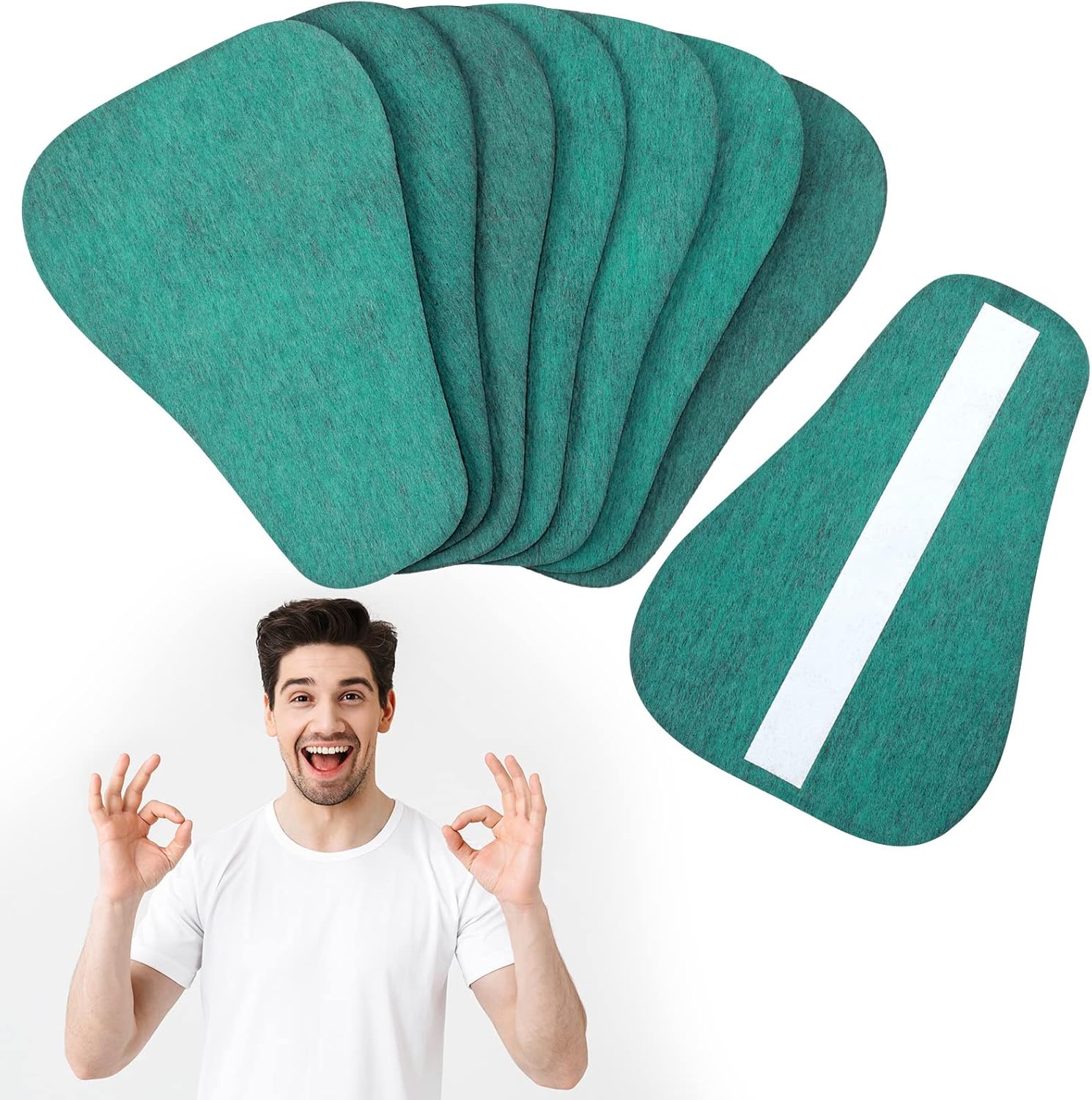 8 piezas de desodorante de flatulencia de alta absorción, almohadillas de carbón, filtros de flatulencia para filtrar flatulencias para absorber