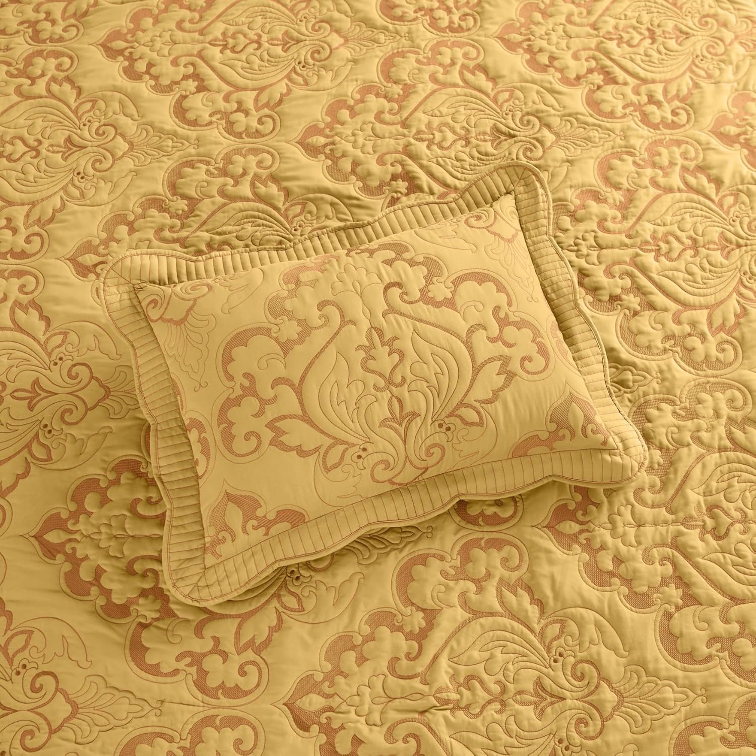 BrylaneHome Amelia – Funda de almohada estándar, color beige topo.