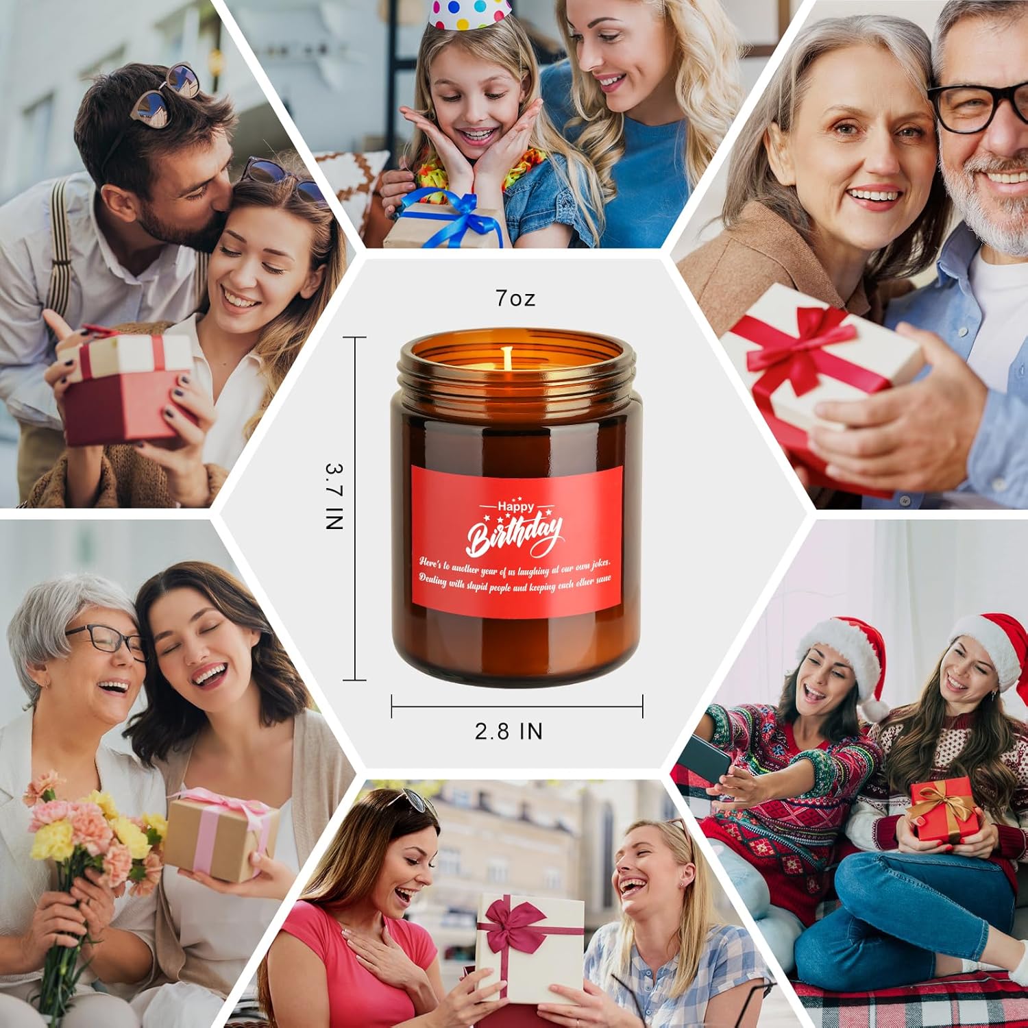 Vela de feliz cumpleaños para mujer, regalos únicos de cumpleaños, divertidos regalos de cumpleaños para mamá, abuela, hermana, esposa, hija, mejor