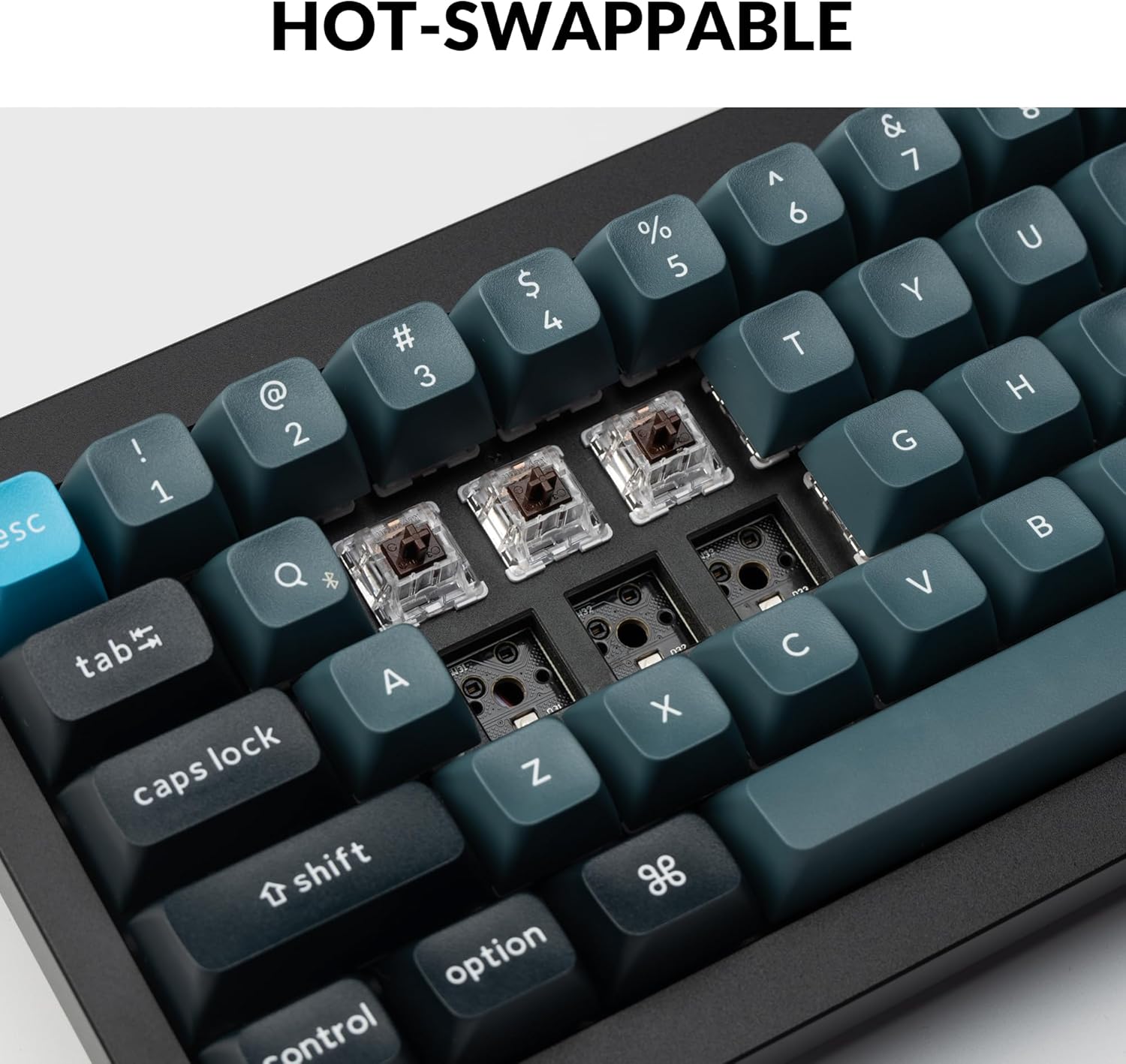 Keychron Q4 Pro Teclado mecánico inalámbrico personalizado, QMKVIA programable de aluminio completo 60% diseño BluetoothRGB con cable con
